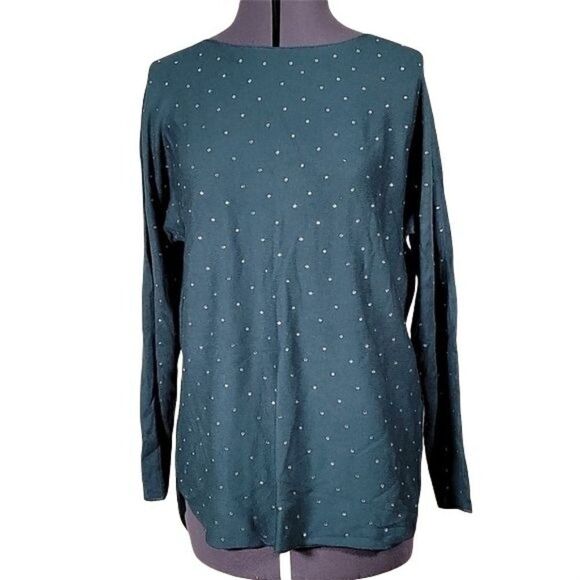 INC Embellished Light Sweater Sz S - Picture 1 of 10